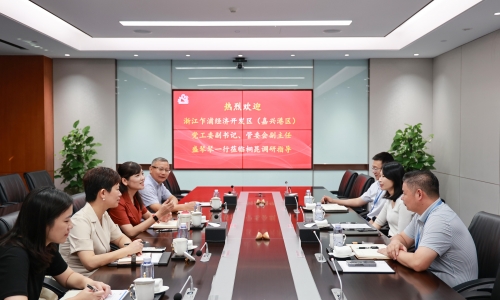 浙江乍浦經(jīng)濟開發(fā)區(qū)（嘉興港區(qū)）黨工委副書記、管委會副主任盛琴琴蒞臨桐昆調(diào)研