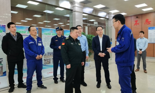 嘉興市委常委、軍分區(qū)政委于昕蒞臨桐昆嘉興石化節(jié)前檢查