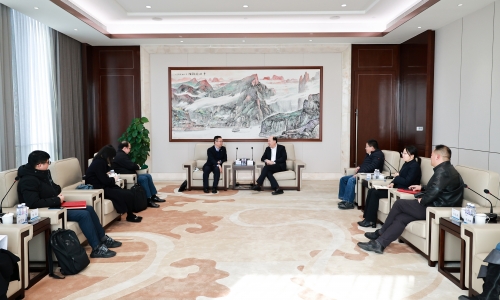 招商銀行杭州分行副行長孫文勇一行蒞臨桐昆調(diào)研